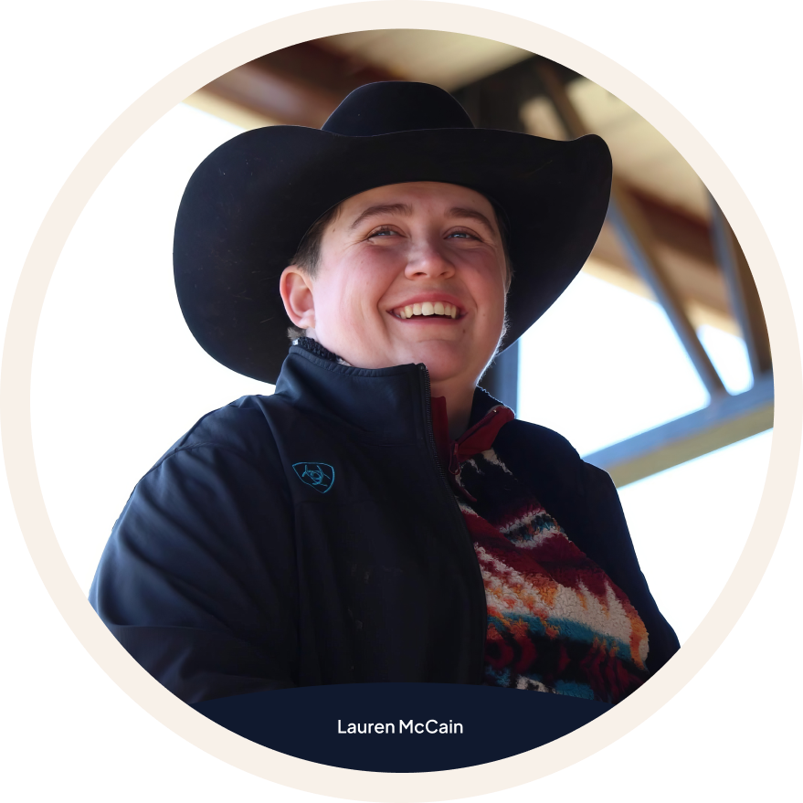 Lauren McCain, Circle B Veterinary Mobile Equine Services